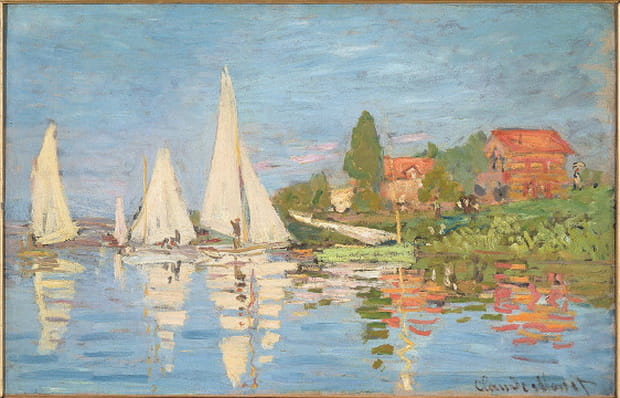 Claude Monet, Les régates, Argenteuil