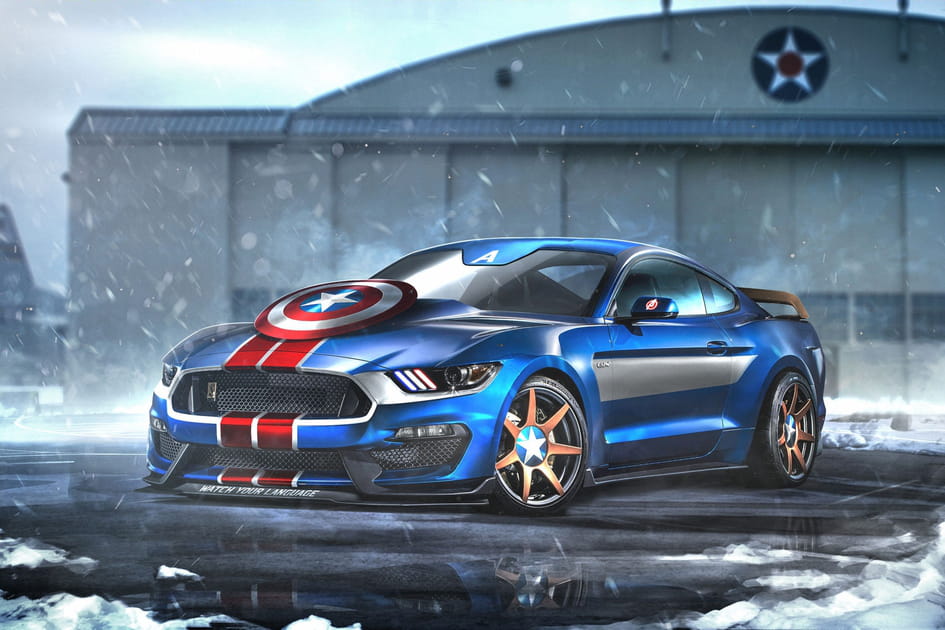 La Ford Mustang GT350R de Captain America
