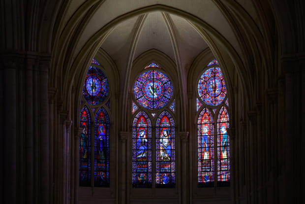 Les vitraux nettoyés