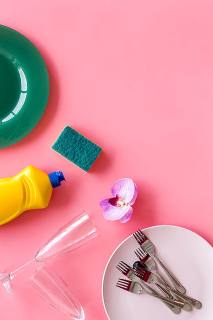 Du liquide vaisselle