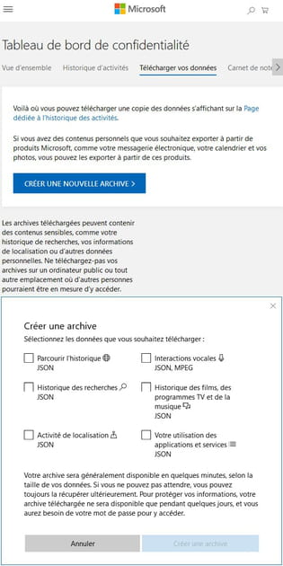 Microsoft&nbsp;: la collecte de donn&eacute;es &agrave; la carte
