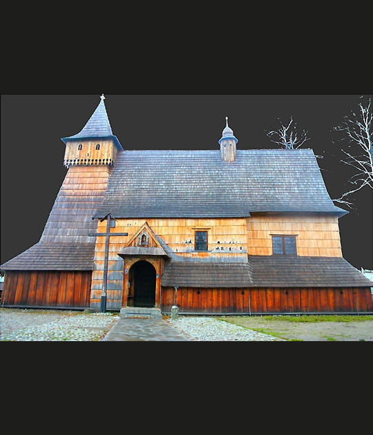 Eglise en bois dans les Tatras