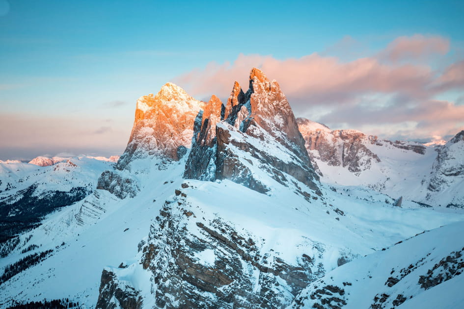 Le Val Gardena, en Italie