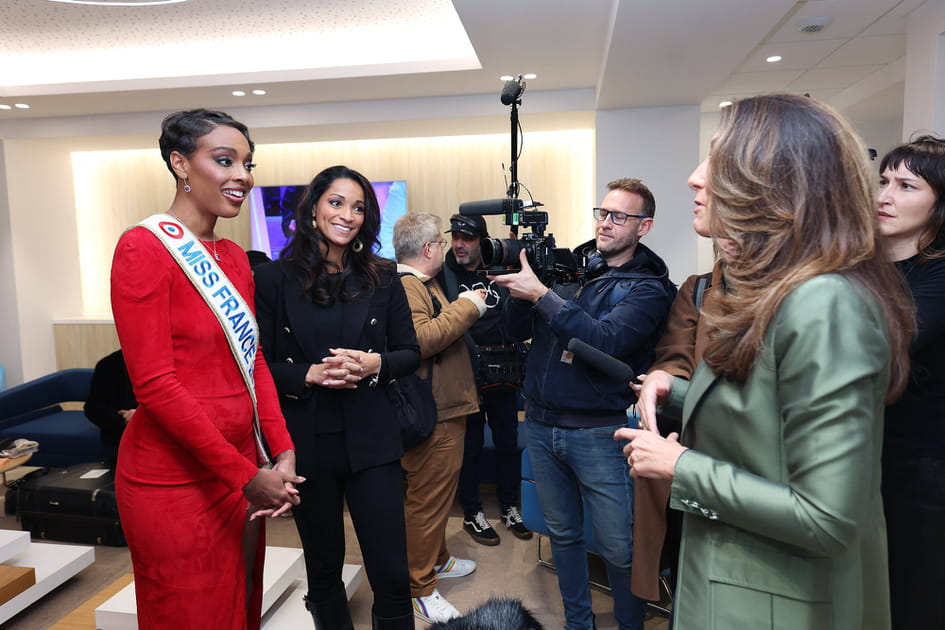 Dans les coulisses de la premi&egrave;re interview de Miss France 2025