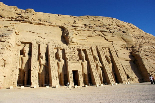 Le temple d'Hathor-Néfertari à Abou Simbel