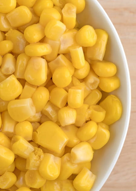 Dans le ma&iuml;s doux