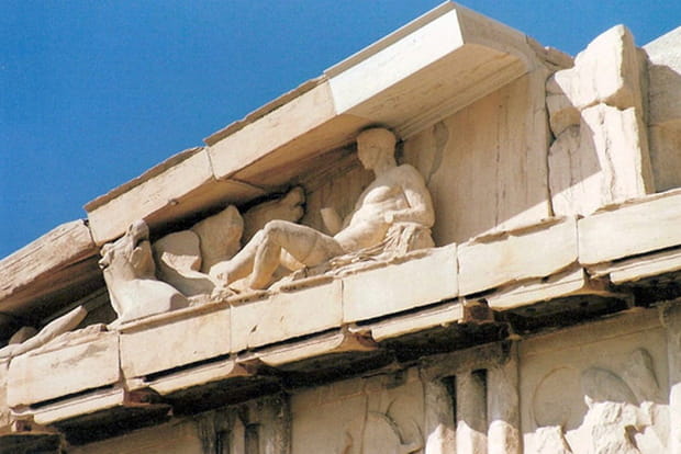 Le fronton du Parthénon