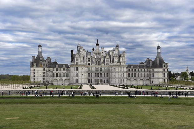 Chambord côté jardin