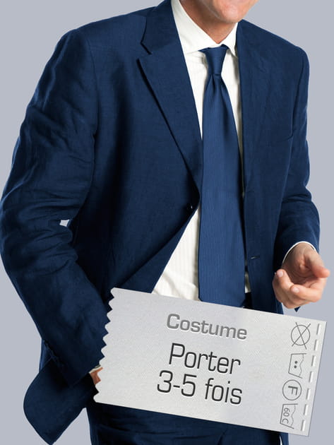Le costume&nbsp;: 3-5&nbsp;fois