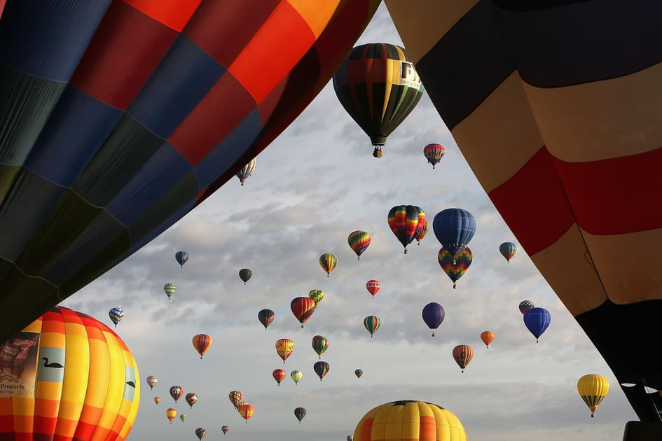 L'Albuquerque International Balloon Fiesta au Nouveau-Mexique