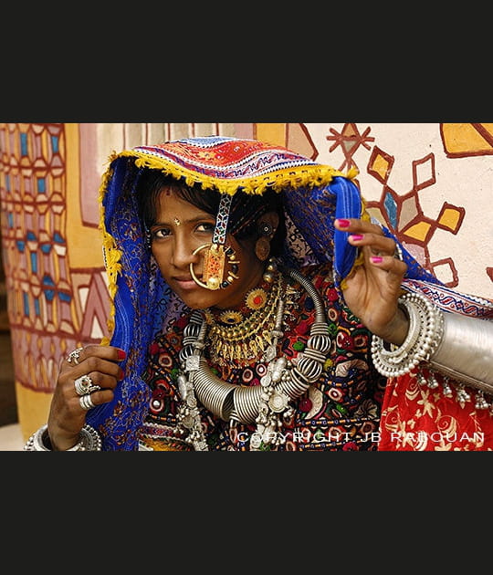 Jeune femme de la tribu Meghwar