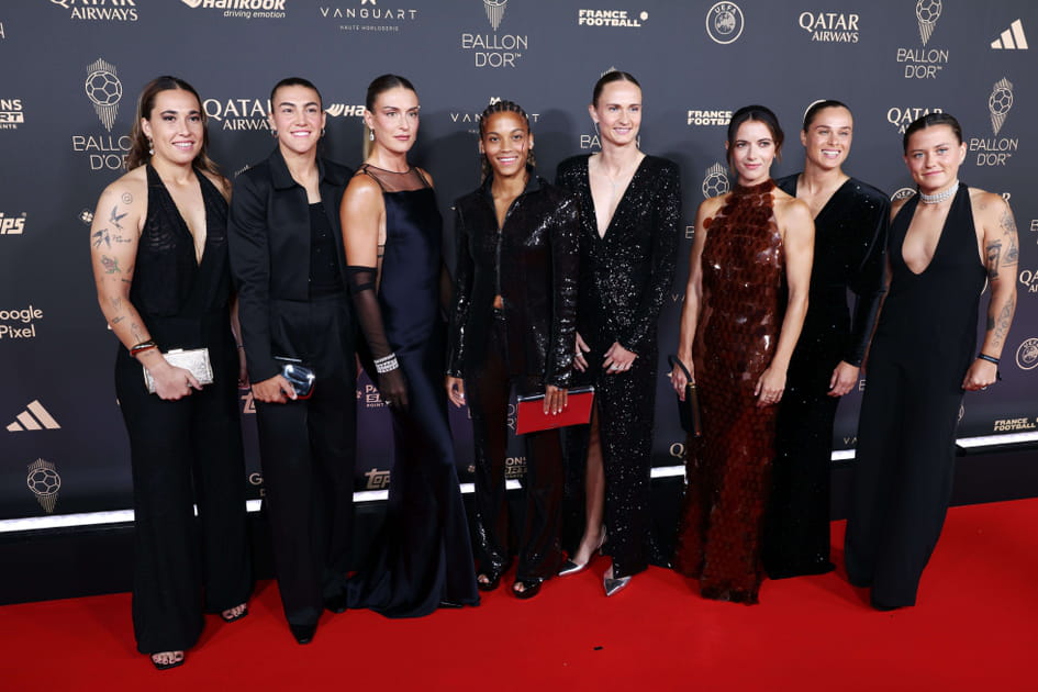 La d&eacute;l&eacute;gation f&eacute;minine du FC Barcelone