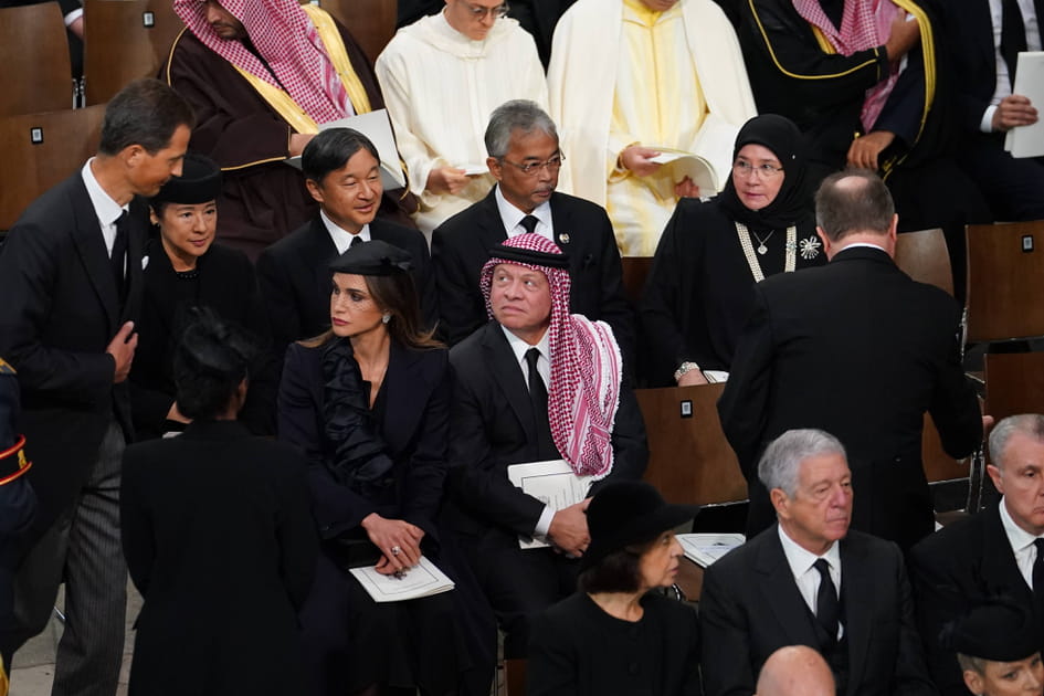 Les roi et reine de Jordanie