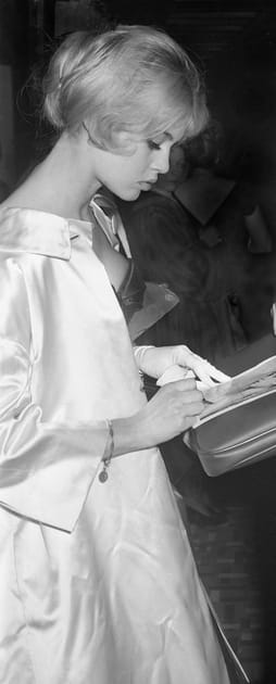 Brigitte Bardot en plein travail