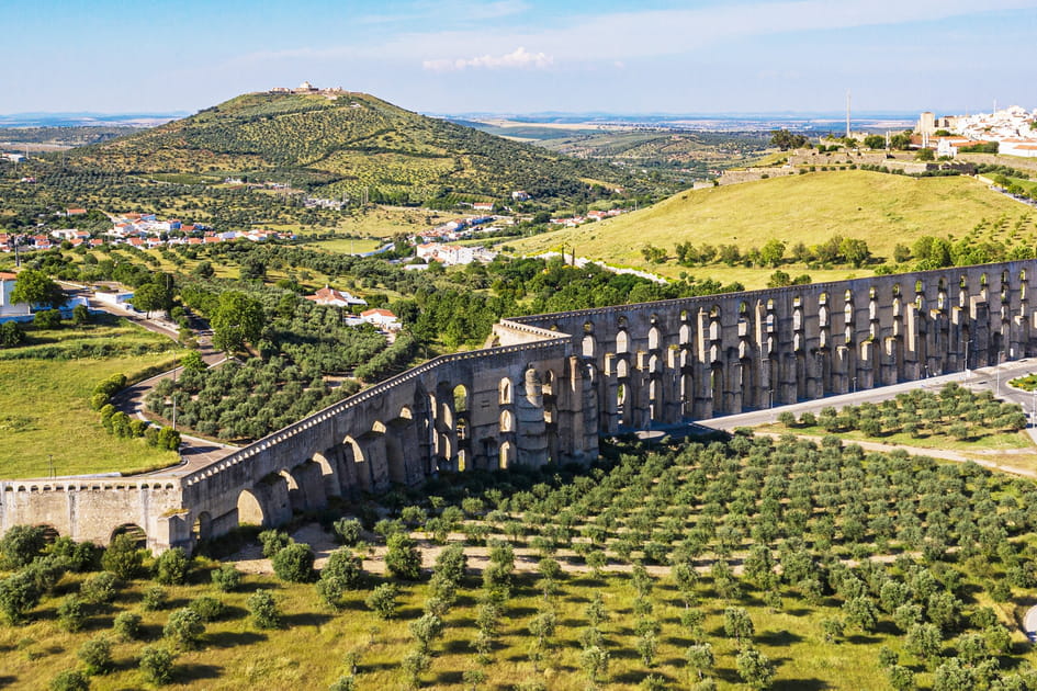 Amoreira, le plus grand aqueduc de la p&eacute;ninsule Ib&eacute;rique