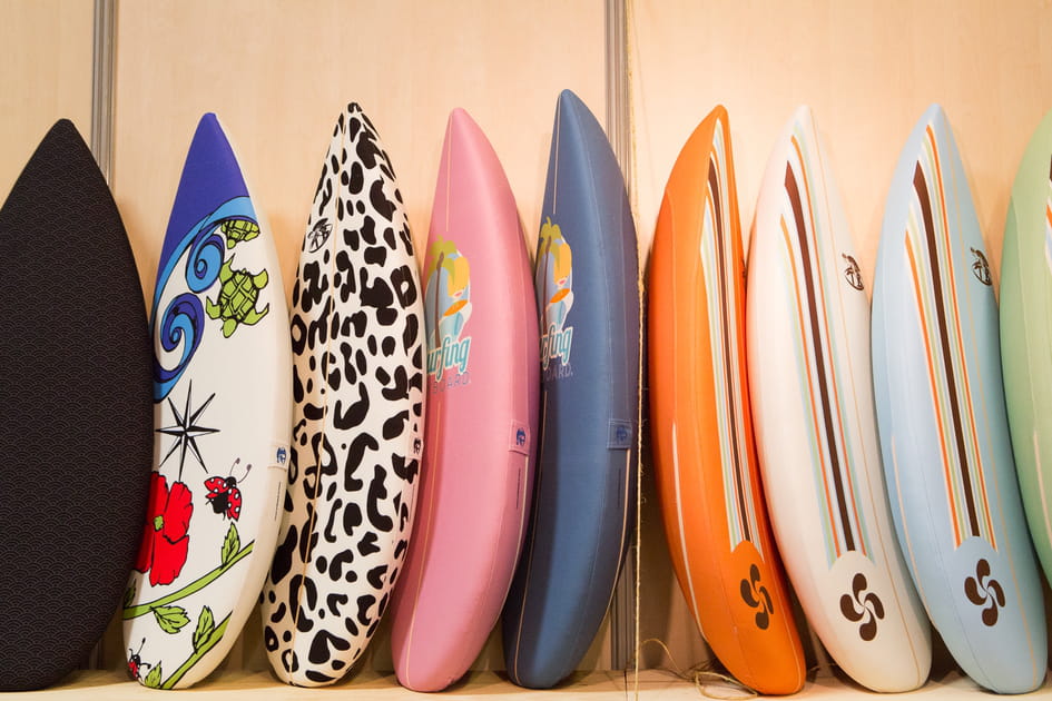 Des planches de surf qui ne vont pas dans l'eau