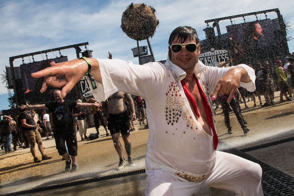 Elvis d&eacute;jant&eacute; au Hellfest