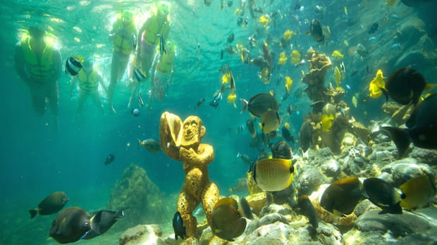 Faire du snorkeling au Disney Aulani Resort de Hawaï