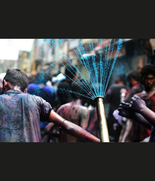 Des vaporisateurs de couleurs