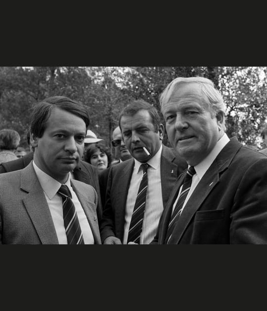Jean-Marie Le Pen et Jean-Pierre Stirbois