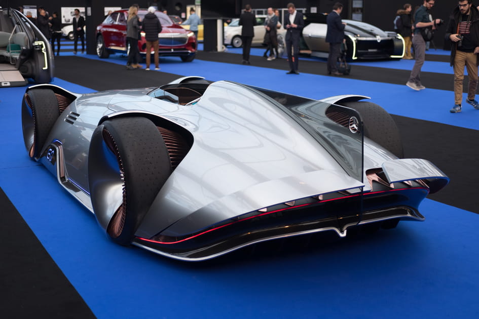 L'arri&egrave;re du concept EQ Silver Arrow