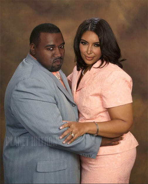 Kanye West et Kim Kardashian