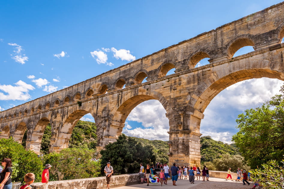 P&acirc;ques au Pont du Gard