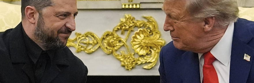 Guerre en Ukraine&nbsp;: Donald Trump &quot;ne pense pas qu'un cessez-le-feu&quot; soit n&eacute;cessaire pour viser la paix