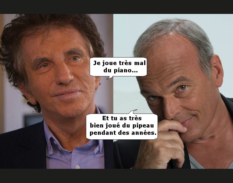 Avec Jack Lang, Laurent Baffie joue avec les mots