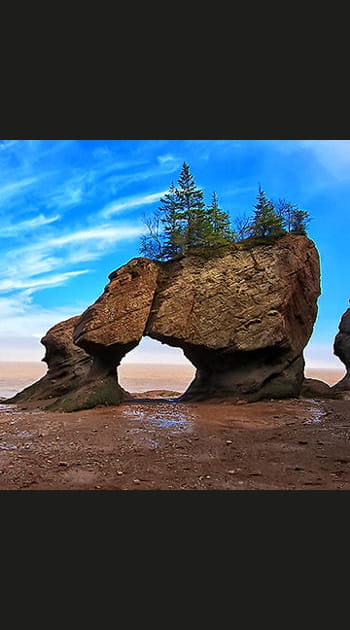 La baie de Fundy, Canada