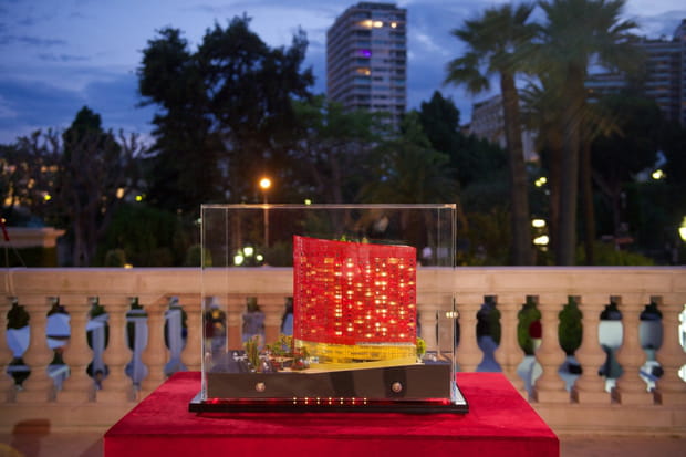 La maquette de l'hôtel