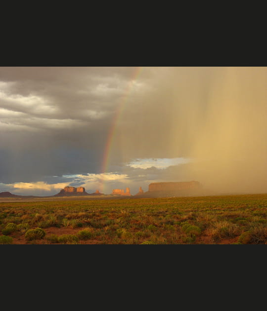 Des goutelettes &agrave; l'arc-en-ciel