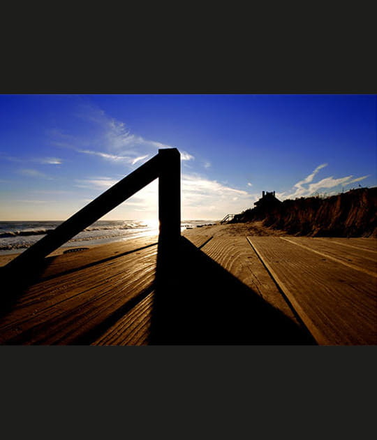 La plage au lever du jour