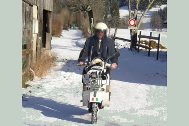 Vespa des neiges
