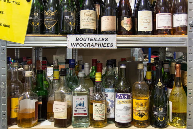 De fausses marques d'alcool