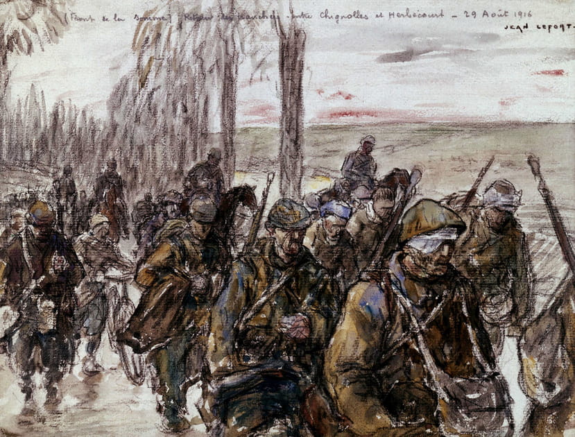 Retour des tranch&eacute;es