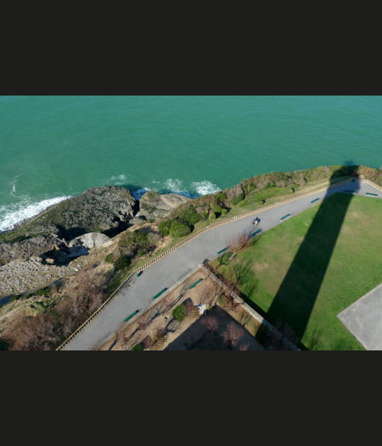 La plateau du phare vu depuis son sommet