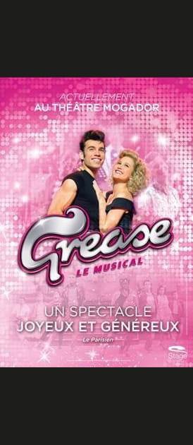 Grease, com&eacute;die musicale culte &agrave; Mogador