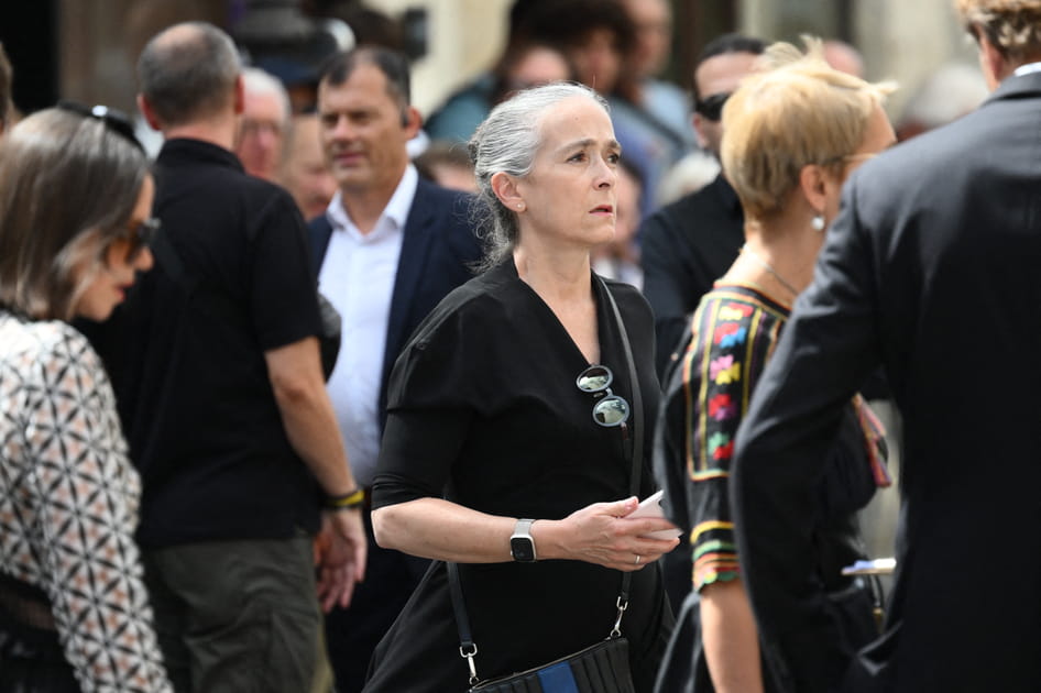 Delphine Ernotte aux obs&egrave;ques de Thierry Ardisson