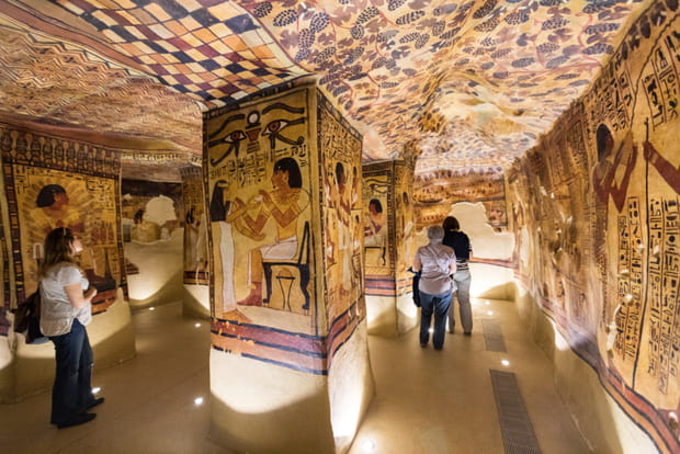 La galerie égyptienne du musée de Tessé