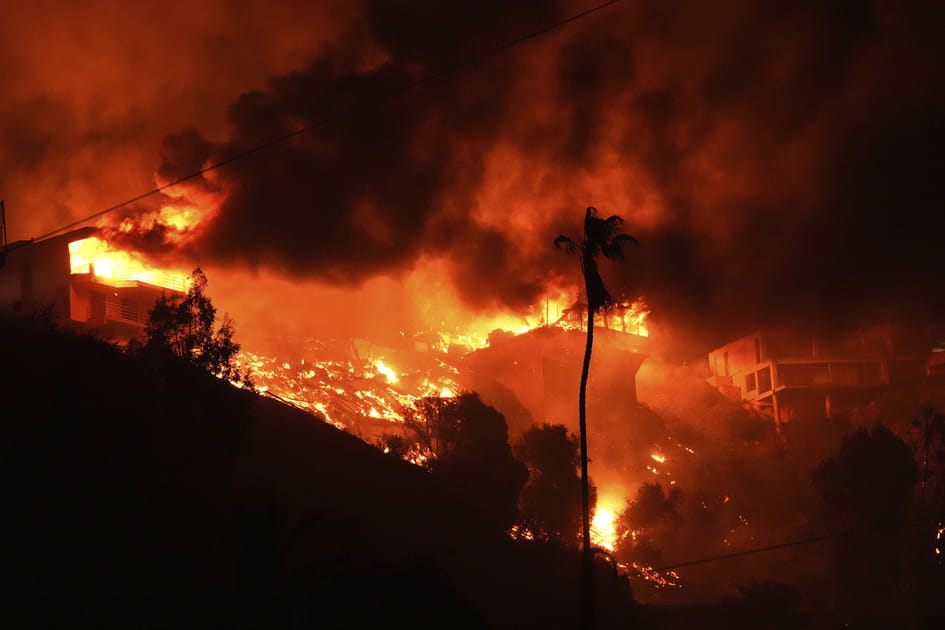 Le quartier des stars et acteurs d'Hollywood atteint par l'incendie