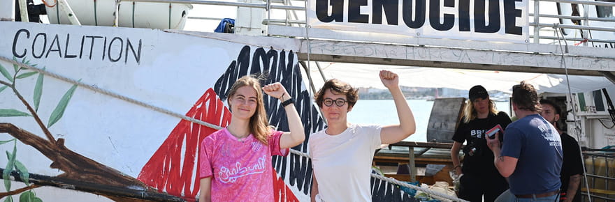 Un nouveau bateau humanitaire prend le large pour Gaza