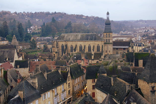 Sarlat vue d'en haut