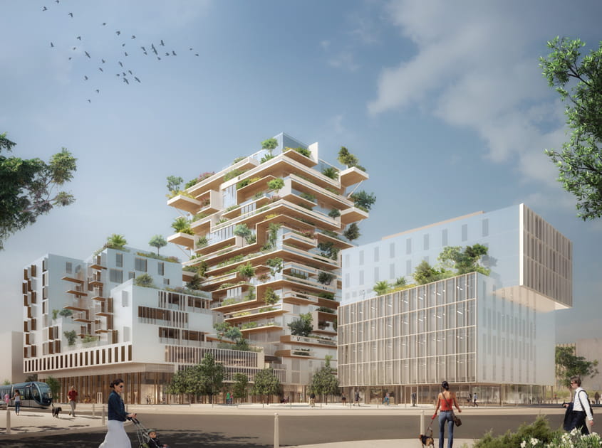 Plus haute tour d'habitation en bois du monde
