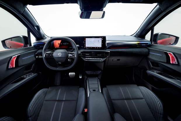 Une planche de bord très colorée