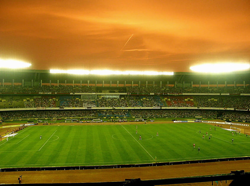 2e - Salt Lake Stadium &agrave; Calcutta (Inde)&nbsp;: 120&nbsp;000&nbsp;personnes