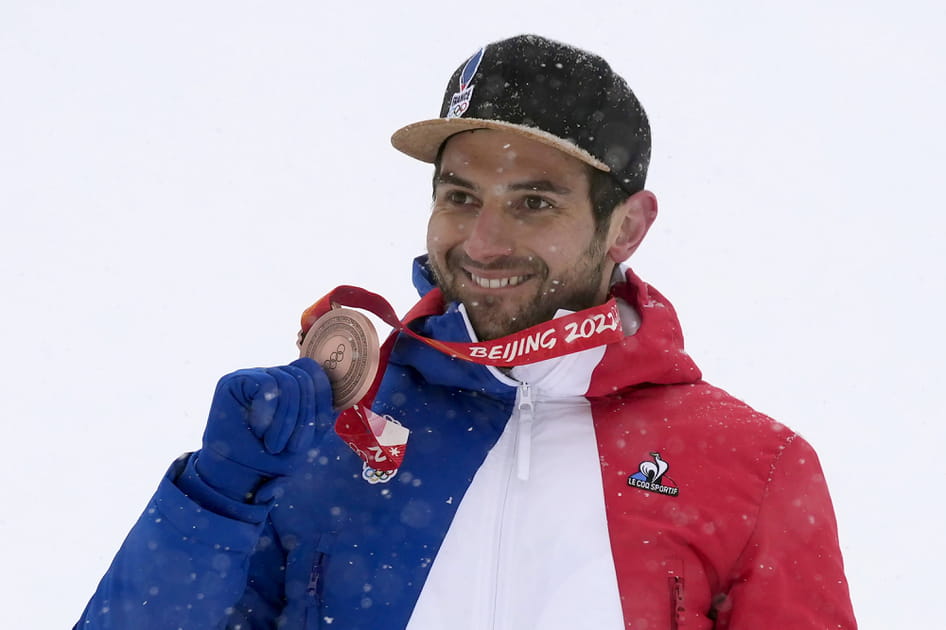 Mathieu Faivre m&eacute;daille de bronze en slalom g&eacute;ant