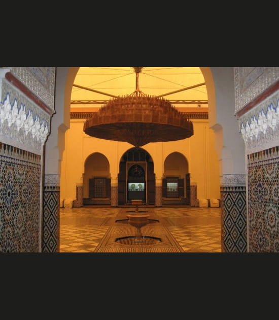 Hall du mus&eacute;e de Marrakech