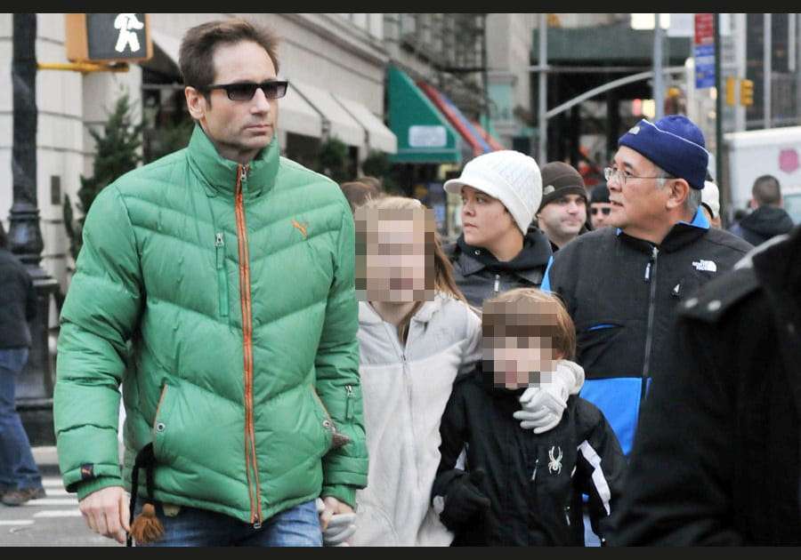David Duchovny et son fils Kyd