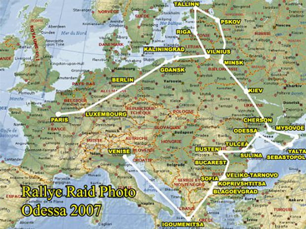 Itinéraire d'un raid pas comme les autres